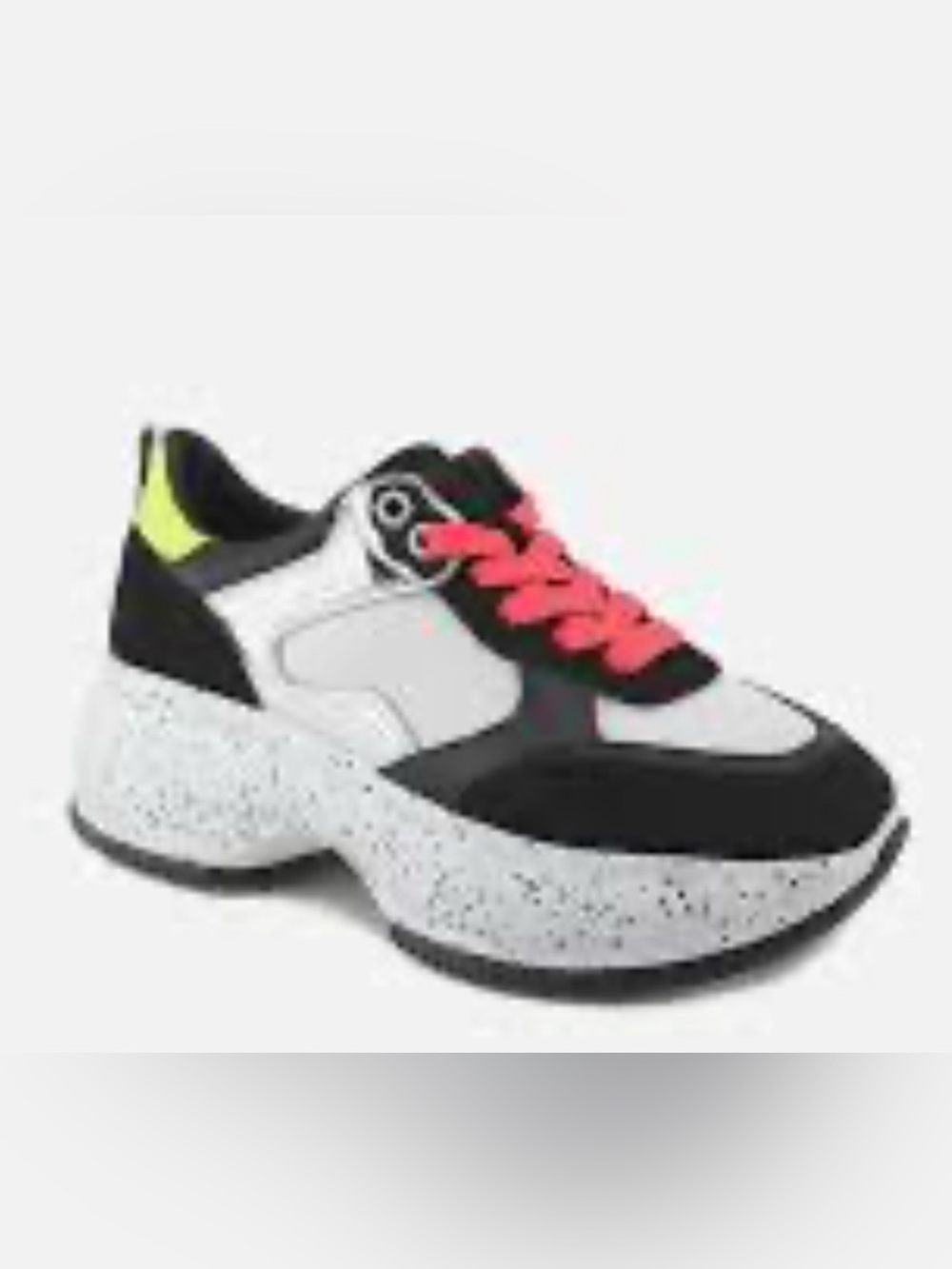 Hogan Maxi Active Leather and Mesh Platform Sneakers